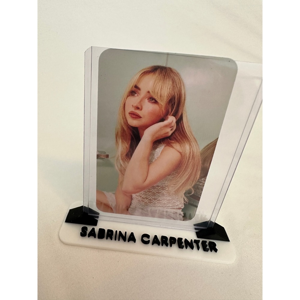 Sabrina‎ Carpenter Short n Sweet Photocard with Custom Acrylic Display Stand